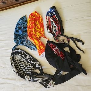 Motorcycle Biker skull caps